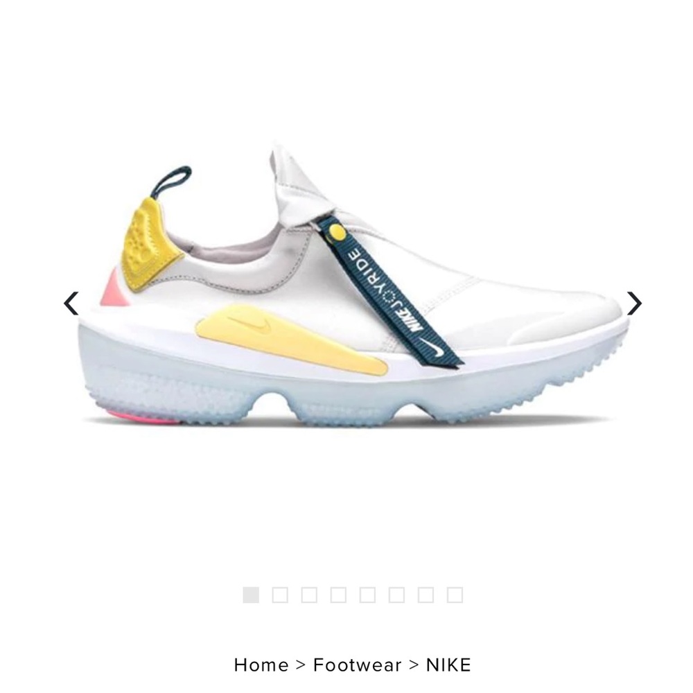 NEW NIKE WOMEN'S JOYRIDE OPTIK VAST GREY/BRIGHT CITRON/TOPAZ 6 SNEAKER